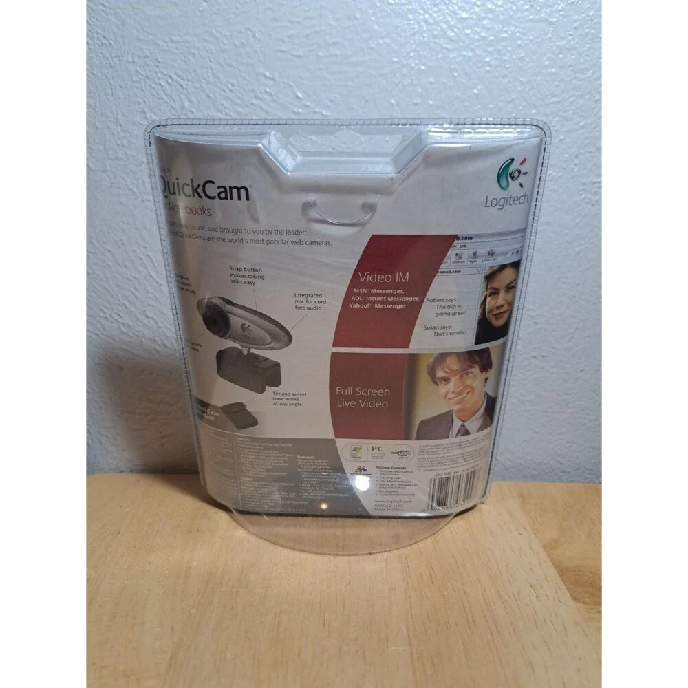 BRAND NEW SEALED Logitech QuickCam for Notebooks Webcam Laptop Skype 961404-0403